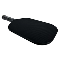 Raquette de pickleball en fibre de carbone 100% moulée à froid en usine, fibre de carbone pressée à froid, bord anti-fissuration, logo personnalisé OEM, commande en gros