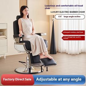 Vente en gros de <span class=keywords><strong>chaise</strong></span> de salon de coiffure rétro en métal <span class=keywords><strong>chaise</strong></span> de salon de coiffure en cuir synthétique inclinable spéciale pour le rasage chambre salle de sport - Product Image 2