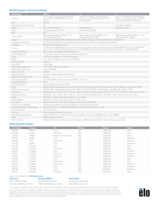 Nuevo Sistema EloPOS E931896 de 15 Pulgadas 4:3 con Windows 10, Core I3, 4GB de RAM, 128GB SSD, Pantalla Táctil PCAP de 10 Puntos, Sin Marco, USB/DVI, Serie Empresarial - Product Image 4