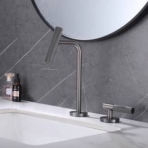 Robinet de <span class=keywords><strong>lavabo</strong></span> multifonctionnel réglable, robinet de <span class=keywords><strong>lavabo</strong></span> à poignée unique, robinets de meuble de salle de bain, mélangeur à double trou, aérateur anti-éclaboussures - Product Image 1
