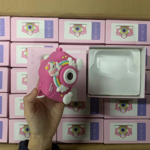 คริสต์มาสปีใหม่วันเกิดเทศกาลของเล่นของขวัญสีชมพูยูนิคอร์นเด็กกล้องถ่ายภาพดิจิตอลสําหรับเด็ก - Product Image 3