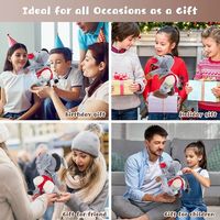 Jouet en peluche personnalisé dansant et chantant âne secouant animal en peluche jouets interactifs jouets en peluche électriques