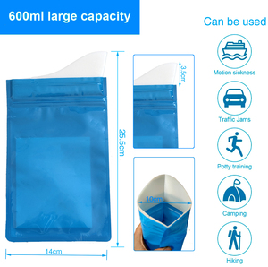 Custom Outdoors Urinal Urinal <span class=keywords><strong>Bag</strong></span> Car Pee Bags Portátil Unisex Plastic <span class=keywords><strong>Urine</strong></span> <span class=keywords><strong>Bag</strong></span> para Camping Viagem - Product Image 4