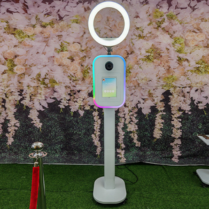 Cabina de Fotos Portátil para Bodas con Impresora, Luz RGB, Ventilador de Refrigeración Integrado, Fácil Instalación, Compatible con iPad y DSLR - Product Image 2