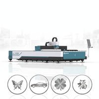 Machines de découpe laser à plateforme unique haute puissance 6000W 12000W LX4020FC pour l'industrie de la transformation des tôles