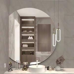 Specchio da bagno per trucco intelligente personalizzato con luce a LED moderno a mezza luna da parete decorativo specchio da soggiorno camera da letto Touch Screen - Product Image 3