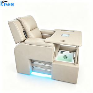 Luxury Modern Professional Lounge Manicure Foot Spa Reclining Electric Massage Nail Beauty Salon Pedicure <b>Chair</b> for Nail Salon - Product Image 1