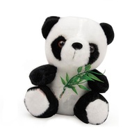 Peluche Panda de 8 pouces, douce et câline, en coton PP, cadeau pour enfants et tout-petits pour anniversaire/Pâques/cadeaux de fête