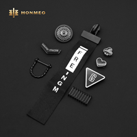 Plaque métallique personnalisée pour vêtements et accessoires de marque HONMEO, étiquette métallique OEM ODM sur mesure pour jeans