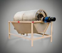 Meilleur prix : Nouveau tamis vibrant circulaire mobile pour terre, avec tambour pour terre, compost, terre de surface, en acier, doté de moteur, boîte de vitesses et moteur pour minerai