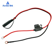 2Pin מהיר ניתוק תקע טבעת מסוף לרתום התמזגו אופנוע שמש פנל SAE סוללה מטען כבל