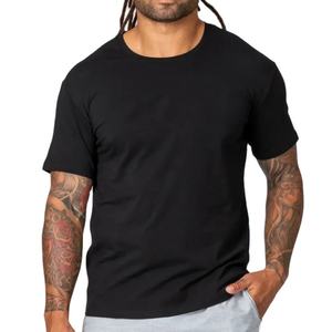 T-shirt pour homme, nouvelle conception ventilée, luxe léger, logo personnalisé, haute qualité, confortable, respirant, fin, ajusté - Product Image 1