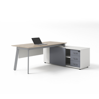 Ensemble de table de bureau de luxe personnalisé couleur fabricant professionnel avec tiroirs pour hôtel et école