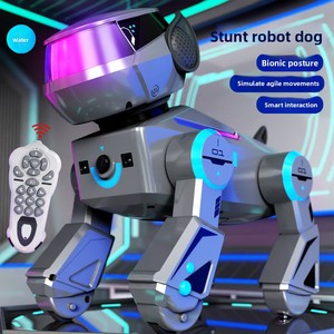 Chien robot interactif télécommandé transfrontalier, programmable, avec contrôle vocal, détection tactile et suivi intelligent - Product Image 1