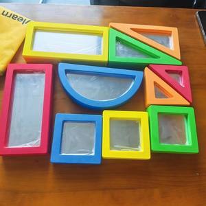 EVA <b>Framed</b> Moulded Shatterproof Sensory Mirror Soft EVA+Plastic Foam Cutting Stacking Toys for Kids Sensory <b>Play</b> - Product Image 6