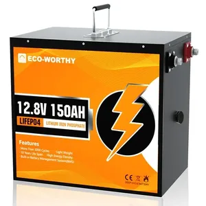 Station d'alimentation portable Eco-worthy 12,8 V 150 Ah 48 V, pack solaire mural au lithium, batterie Lifepo4 2000 Wh - Product Image 2