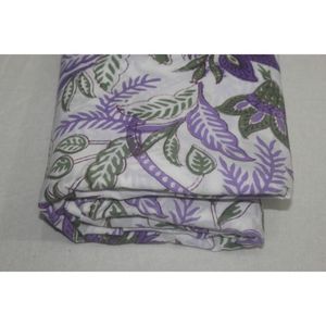 Multi-Colour Flower Print Hand Block Printed Cotton Fabric Wholesale Lightweight Cotton Fabric Indian Floral Dress Making - Product Image 3