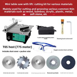 <span class=keywords><strong>Scie</strong></span> à <span class=keywords><strong>onglet</strong></span> <span class=keywords><strong>miniature</strong></span> sans fil sur batterie, mini-<span class=keywords><strong>scie</strong></span> de bureau, qualité DIY, 21V 180W, machine à découper le bois 2 pouces, multifonction tout-en-un - Product Image 6