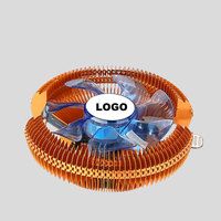 Refroidisseur de processeur multiplateforme, ventilateur de refroidissement de 90 mm, dissipateur thermique plaqué cuivre pour Intel LGA775 LGA1155 AMD toutes séries