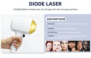 2023 Nieuwste Depilacion Laser 4 Golflengten Laser Haar Verwijderaar Machine Ijs Titanium Diode Laser 755 808 1064 Voor Ontharing