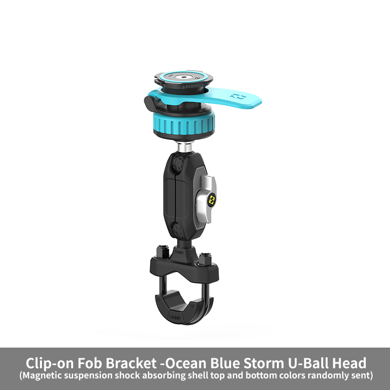 Blue clip-on model U-shaped ball head