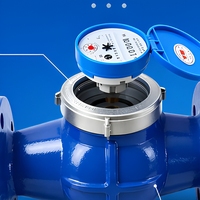 Medidor de Agua de Gran Diámetro DN200, Precio Competitivo, Duradero, Certificado MID, OEM, para Suministro de Agua Municipal y Proyectos a Gran Escala