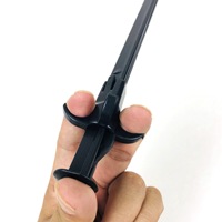 Pince de pinzage manuelle pour plantes aquatiques, outil de coupe et de désherbage en plastique, conception épaissie, pour aquarium