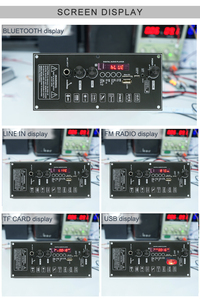 Pemutar musik MP3, modul Amplifier Speaker <span class=keywords><strong>Bluetooth</strong></span> 2X10W papan sirkuit dekoder Radio FM - Product Image 5