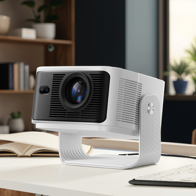 Ultra HD Native 1080P LCD Projector 500 ANSI LM Google TV Auto Focus Auto Obstacle Avoidance Display Home Cinema Projector