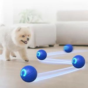 Pet interaktif oyuncak otomatik haddeleme köpek topu elektrikli köpek akıllı zıplayan top Pet eğitim köpek kedi interaktif kendinden hareketli oyuncak - Product Image 6