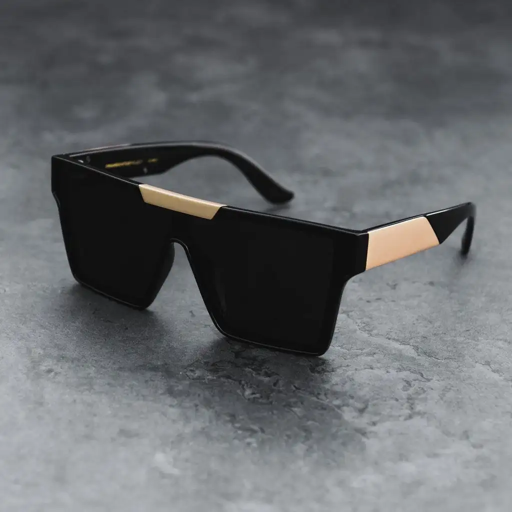 LMA 3403 Fashion Vintage UV400 Women luxury designer custom shades Men Gold Metal black frame High Quality Sunglasses 2024