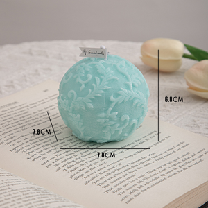 Bougie d'aromathérapie boule florale créative pour décoration de mariage et de maison - Product Image 6