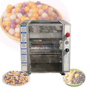Machine à perles de tapioca entièrement automatique, machine à enrober les dragées inclinable, machine à enrober à double tête, machine à faire des boba éclatantes - Product Image 1