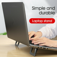 Mini support d'ordinateur portable Portable support pour ordinateur portable Invisible support de refroidissement réglable support de Table de tablette Support pour Macbook Xiaomi Air