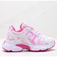 Sneakers de sport décontractées unisexes de haute qualité, design tendance, en mesh et cuir, pour le sport en plein air, chaussures de tennis de luxe