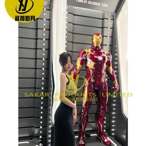 <span class=keywords><strong>Marvel</strong></span> <span class=keywords><strong>Comics</strong></span> anti-Hulk <span class=keywords><strong>Iron</strong></span> <span class=keywords><strong>Man</strong></span> blindé sculpture personnalisée maison centre commercial fenêtre marée jouer personnalisé grands ornements - Product Image 4