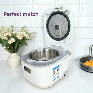 Accessoires pour <span class=keywords><strong>cuiseur</strong></span> à <span class=keywords><strong>riz</strong></span> AC072/DB071/AC071/DX071, pot intérieur en acier inoxydable, sans revêtement, 2L, source d'alimentation : aucune - Product Image 5