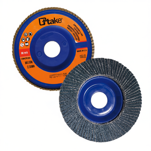 Disco de Láminas Ttake 125x22 mm Zirconium Plus con Respaldo de Nylon Abrasivo para Pulir - Product Image 2