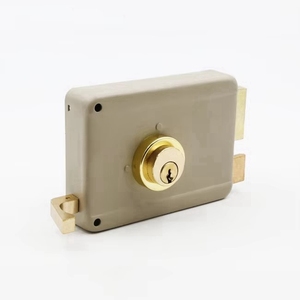 ホームセキュリティ耐久性のある盗難防止ドア111Aレバーラッチリムロック亜鉛合金機械式真鍮シリンダーナイトラッチリムデッドロック - Product Image 1