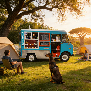 Fully Equipped Mobile Food Truck with Cooking Equipment <b>BBQ</b> Grill Deep Fryer Sink - Product Image 1