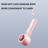 Mini ventilateur turbo d'été tenu dans la main de refroidissement à grande vitesse ventilateurs portatifs rechargeables pliables