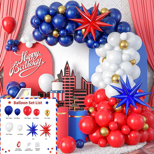 <strong>Spider</strong> Theme Latex Balloons Arch Set Boy Child Happy Birthday Party Decorations <strong>Ballon</strong> Garland Arch Kit - Product Image 4