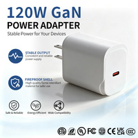 Adaptateur de charge rapide USB C PD 120W GaN, chargeur mural de type C avec protection OVP pour Samsung Galaxy S25 S24 S23 S22 S21