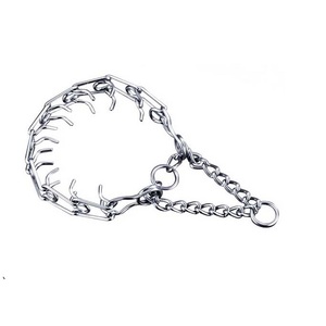 Collar de entrenamiento para perros Martingale de Punta chapada de acero de alta resistencia, diseño de hierro clásico sólido para caminar, venta al por mayor de mascotas - Product Image 2