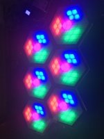 Hersteller LEDJ Ru Bix RGB 3D Panel Tragbar Leuchten Sechs kant platte Interaktive LED-Tanzfläche