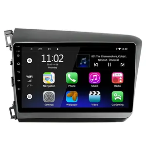 9 Inch 4 Core LHD RHD Android Navigation Multimedia Audio Stereo Radio Car Dvd Player For Honda Civic 2012-2015