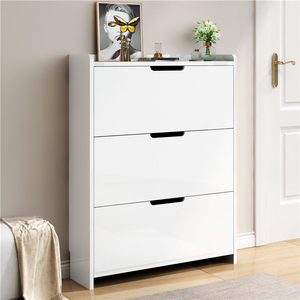 Scarpiera Ultra Sottile OEM ENF per Casa, Mobile Contenitore Ribaltabile per Ingresso, Scarpiera Salvaspazio Integrata - Product Image 2