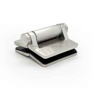 Cerniera per Cancello in Vetro Senza Telaio in Acciaio Inox Moderno DETECH, Cerniera <span class=keywords><strong>a</strong></span> Molla Autochiudente Vetro-Vetro per Recinzioni di Piscine - Product Image 2