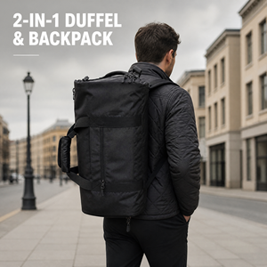 Custom Convertible 3 in 1 Men Women Carry <strong>on</strong> Suit Bag Folding Hanging Travel Garment Duffel Backpack Bag for Business Trip - Product Image 1