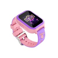Reloj Inteligente para Niños con SOS, Teléfono 4G, Tarjeta SIM, Foto, Resistente al Agua IP67, Pantalla TFT, Correa de Silicona, Control Remoto